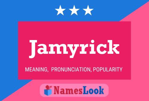 Affiche de nom Jamyrick