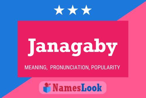 Affiche de nom Janagaby