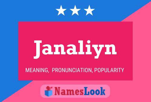 Affiche de nom Janaliyn