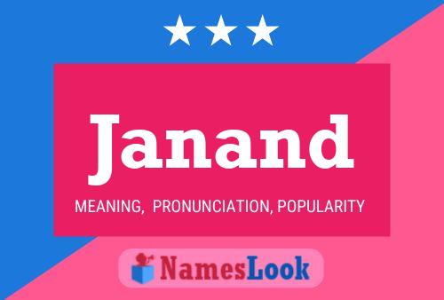 Affiche de nom Janand