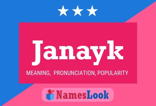 Affiche de nom Janayk