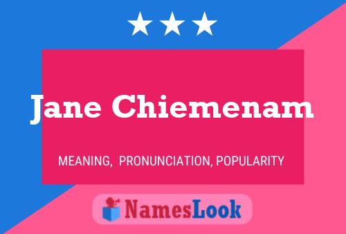 Affiche de nom Jane Chiemenam