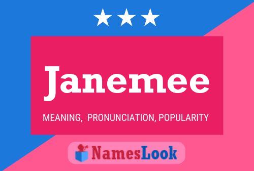 Affiche de nom Janemee