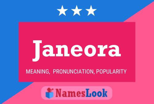 Affiche de nom Janeora