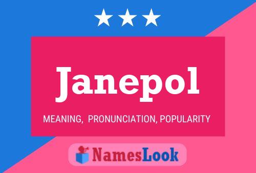 Affiche de nom Janepol