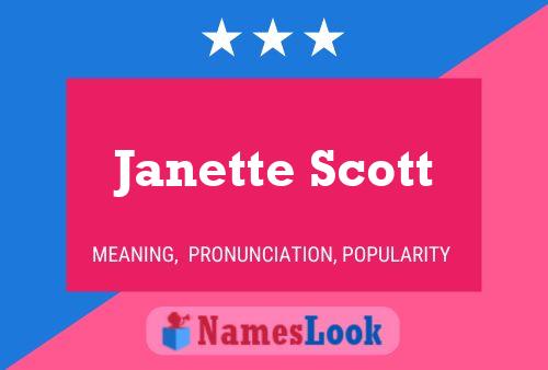 Affiche de nom Janette Scott