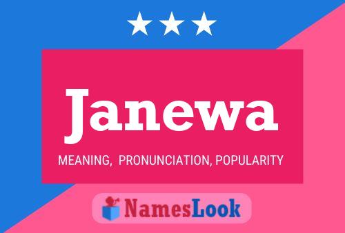 Affiche de nom Janewa