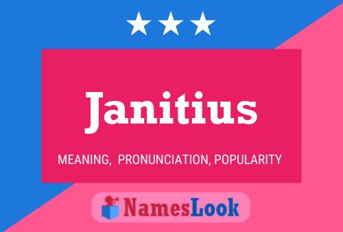 Affiche de nom Janitius