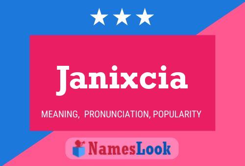 Affiche de nom Janixcia