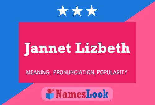 Affiche de nom Jannet Lizbeth