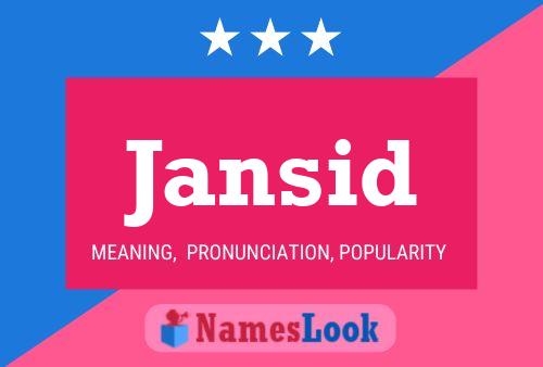 Affiche de nom Jansid