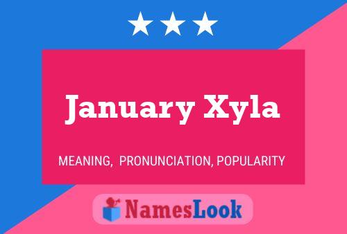 Affiche de nom January Xyla