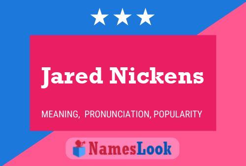 Affiche de nom Jared Nickens