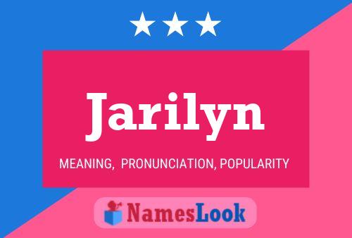 Affiche de nom Jarilyn