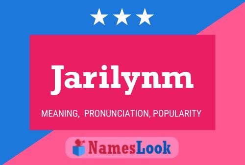 Affiche de nom Jarilynm