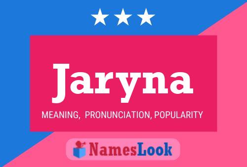 Affiche de nom Jaryna