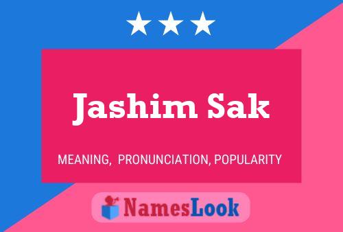 Affiche de nom Jashim Sak