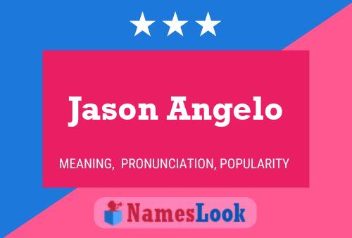 Affiche de nom Jason Angelo