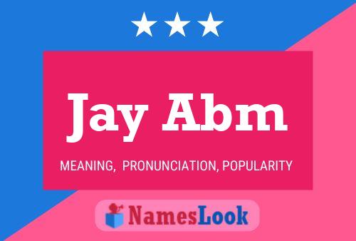 Affiche de nom Jay Abm