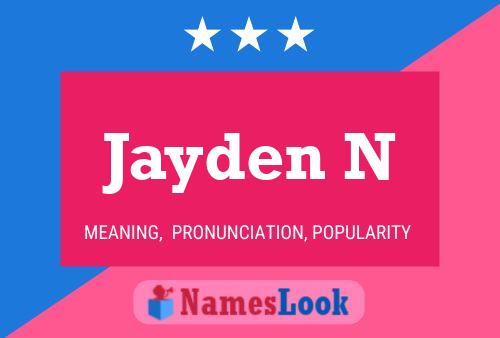 Affiche de nom Jayden N