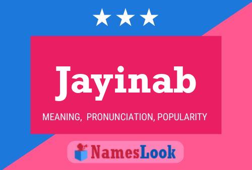 Affiche de nom Jayinab