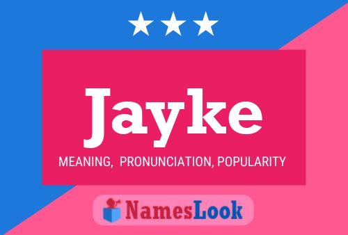 Affiche de nom Jayke