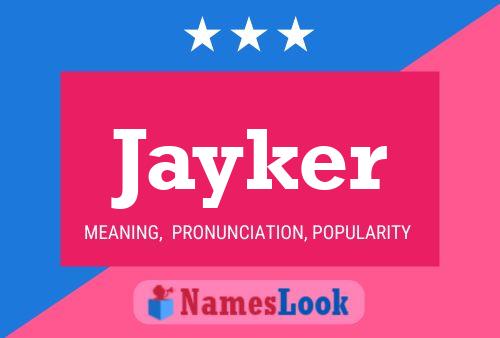 Affiche de nom Jayker