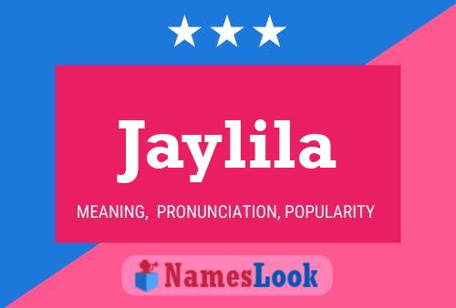 Affiche de nom Jaylila