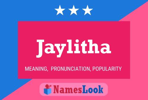 Affiche de nom Jaylitha