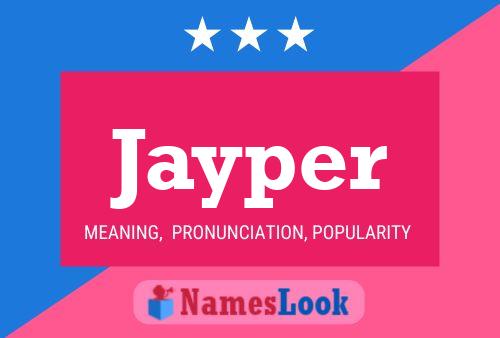 Affiche de nom Jayper