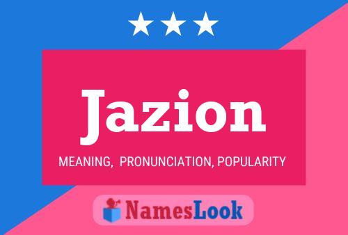 Affiche de nom Jazion