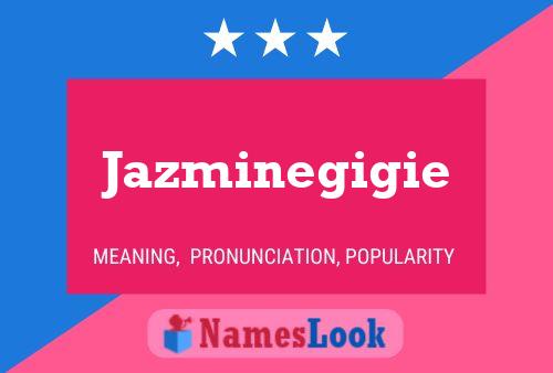 Affiche de nom Jazminegigie