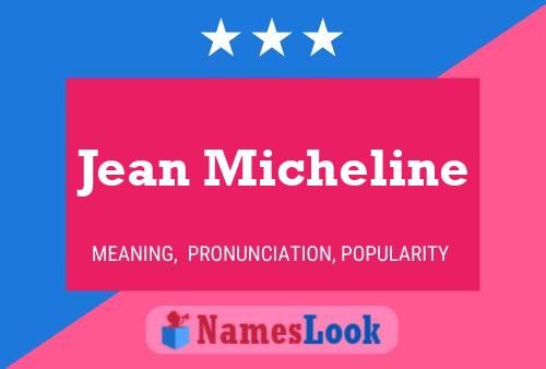 Affiche de nom Jean Micheline