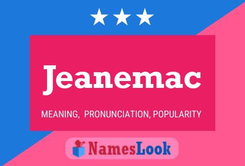 Affiche de nom Jeanemac