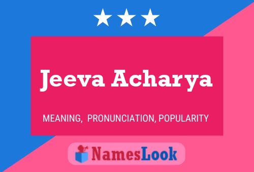 Affiche de nom Jeeva Acharya