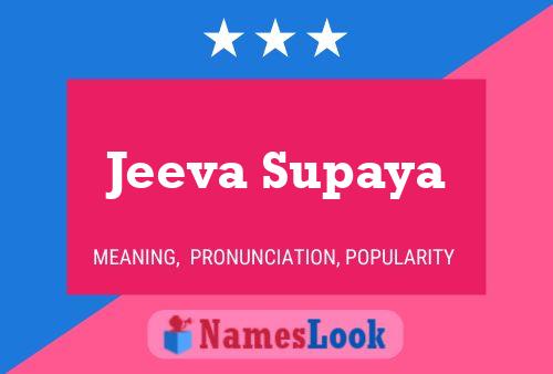 Affiche de nom Jeeva Supaya