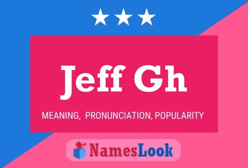 Affiche de nom Jeff Gh