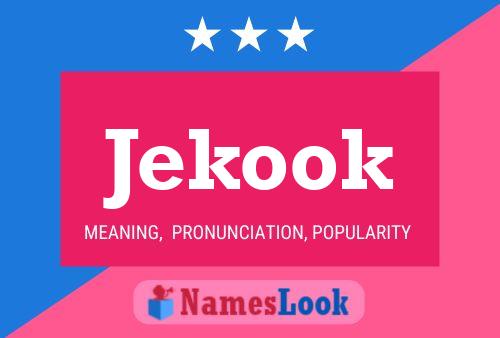 Affiche de nom Jekook