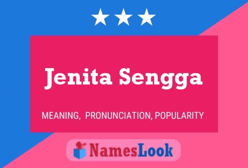 Affiche de nom Jenita Sengga