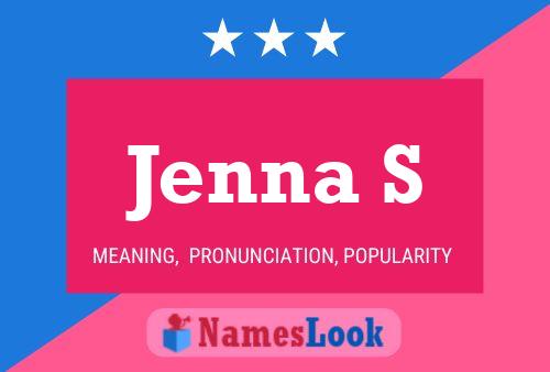 Affiche de nom Jenna S