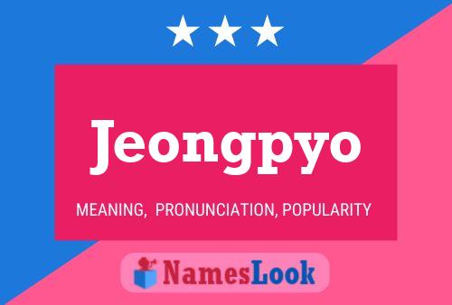 Affiche de nom Jeongpyo