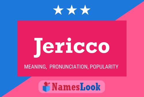 Affiche de nom Jericco