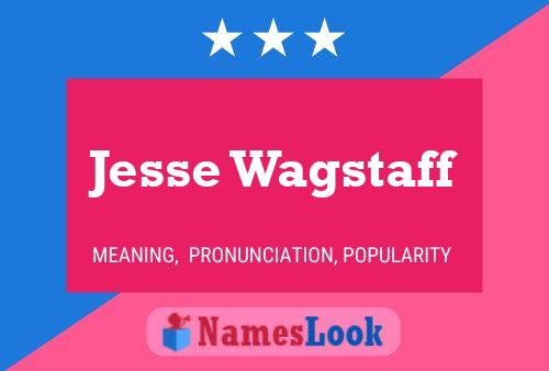 Affiche de nom Jesse Wagstaff