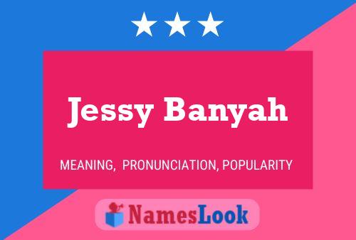 Affiche de nom Jessy Banyah