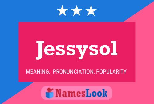 Affiche de nom Jessysol