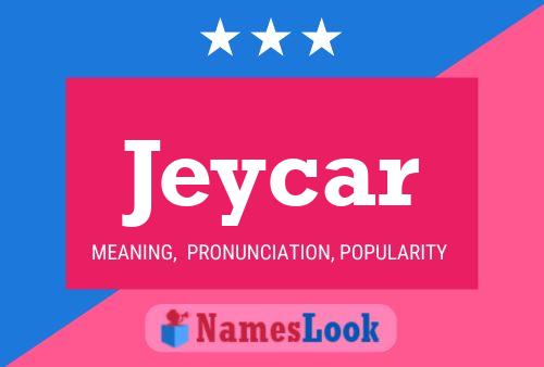 Affiche de nom Jeycar