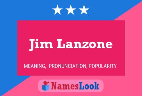 Affiche de nom Jim Lanzone