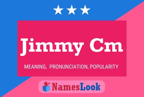 Affiche de nom Jimmy Cm