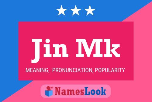 Affiche de nom Jin Mk