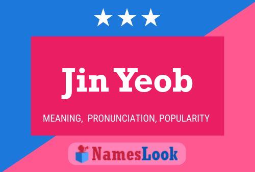 Affiche de nom Jin Yeob